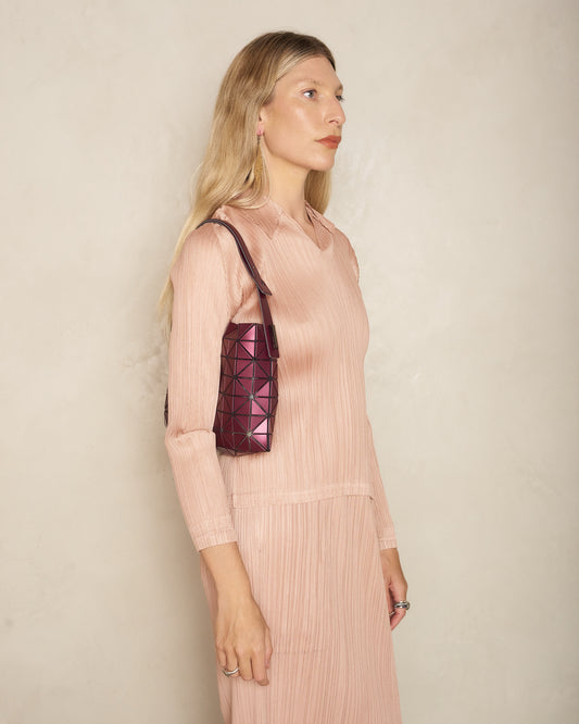 Beige Collared Longsleeve Top