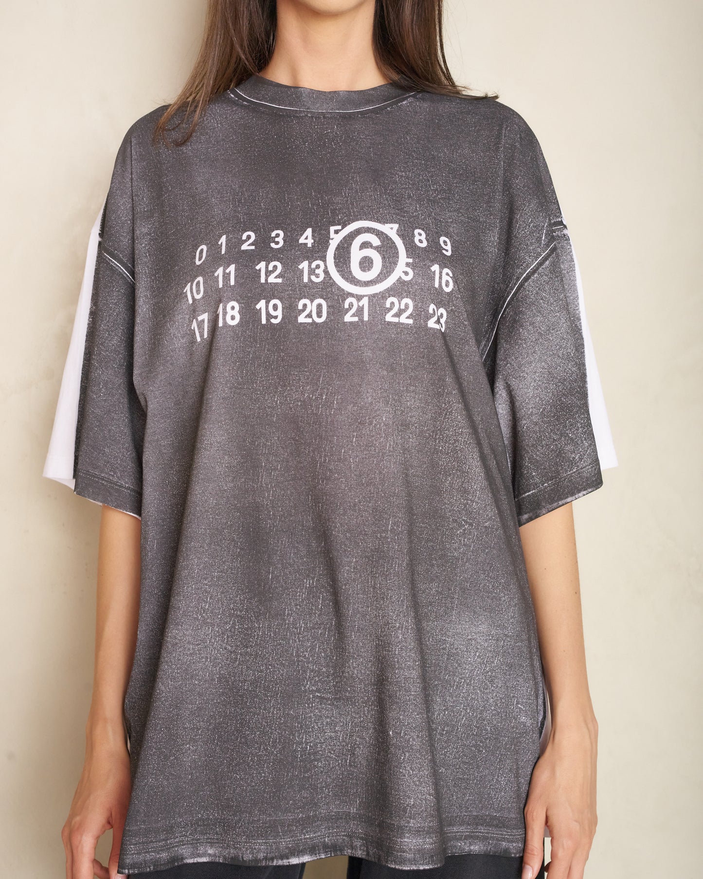 Grey Tonal Numeric T-Shirt