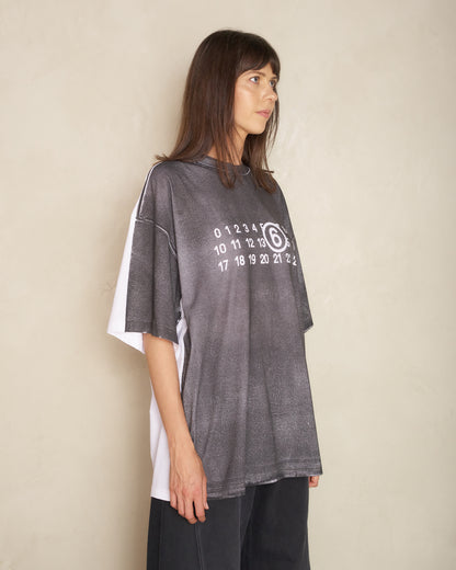 Grey Tonal Numeric T-Shirt