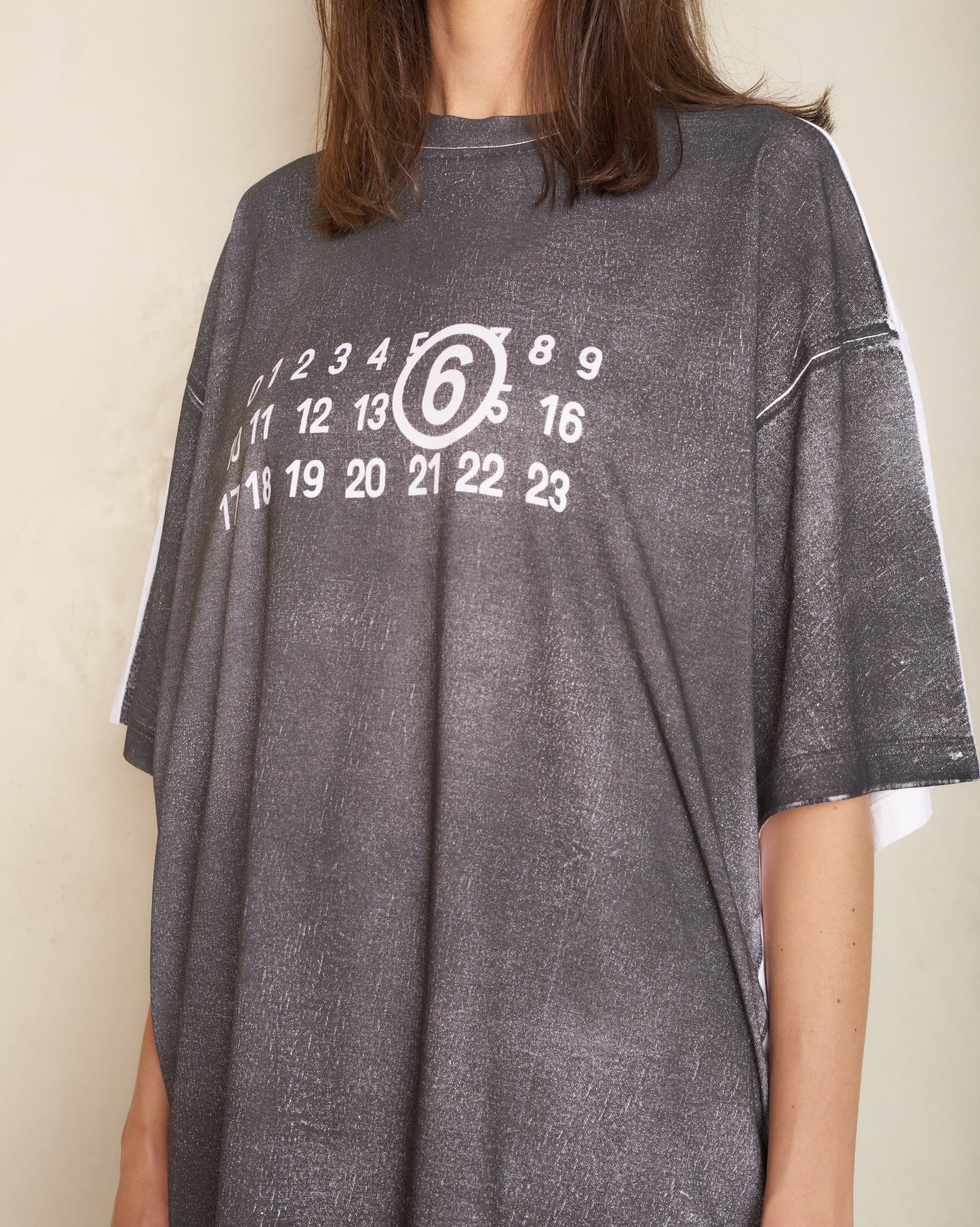 Grey Tonal Numeric T-Shirt