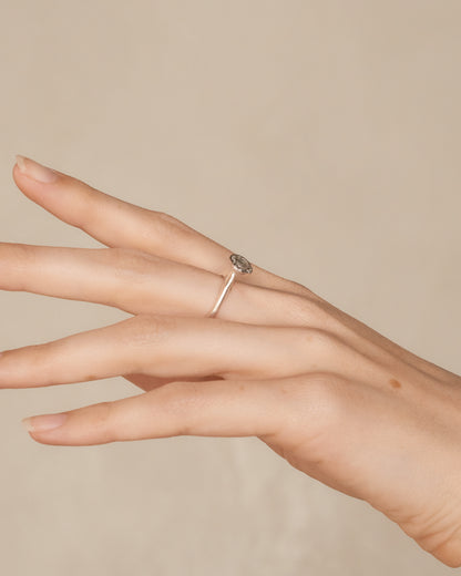 Lala Icy Grey Diamonds Ring