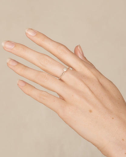 Pesta 8X8 Cut Diamonds Ring