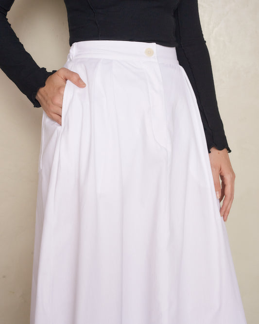White Everyday Skirt