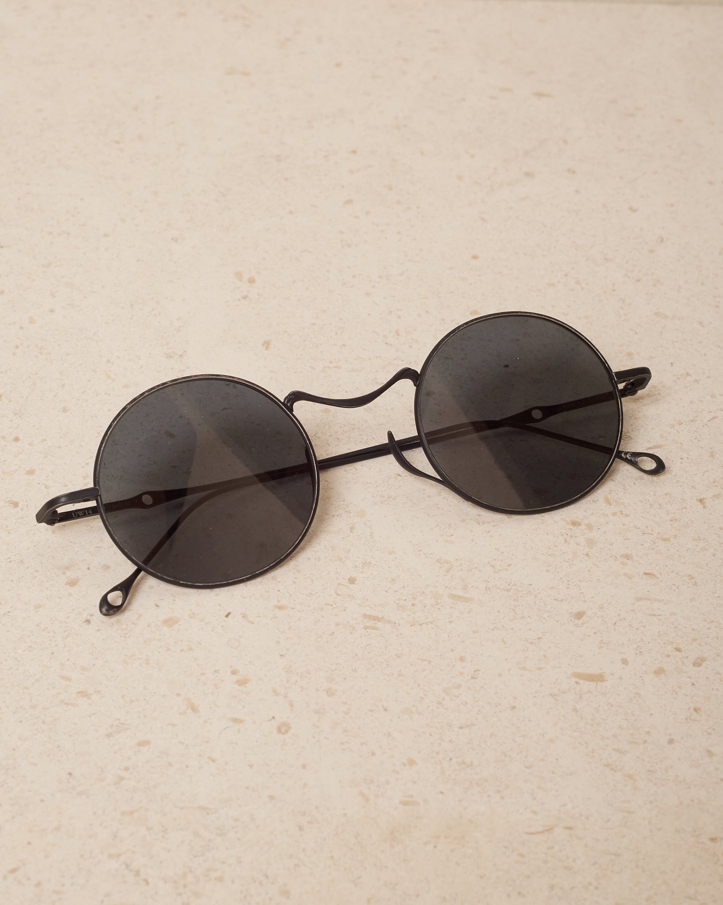 Uma Wang x Rigards Black Titanium Sunglasses