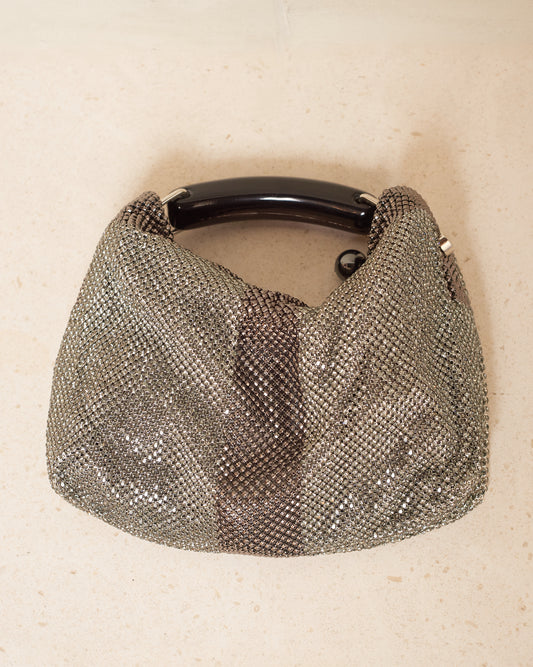 She Swarovski Crystal Chain and Horn Gala Bag