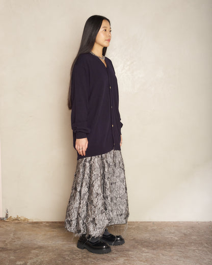 Navy Cashmere Cardigan