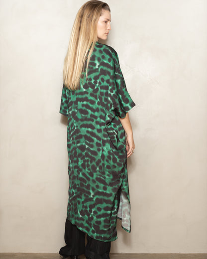 Emerald Leopard Darene T-shirt Dress