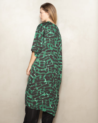 Emerald Leopard Darene T-shirt Dress