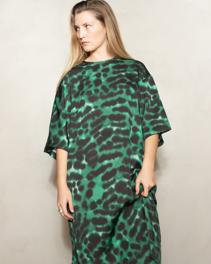 Emerald Leopard Darene T-shirt Dress