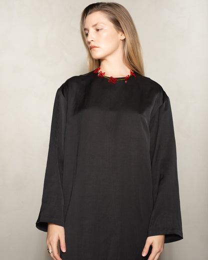 Black Danja Longsleeve Dress