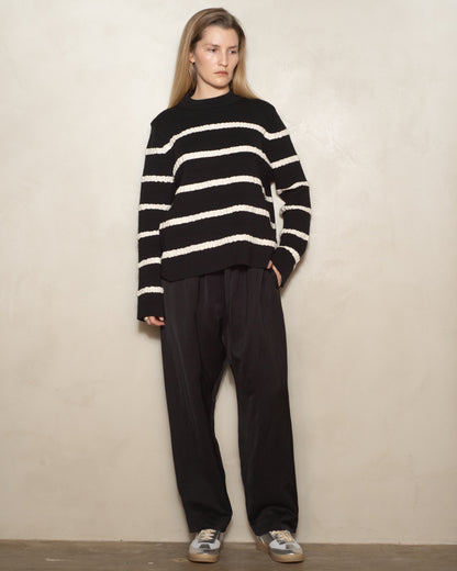 Black Pahur Sarouel Pants