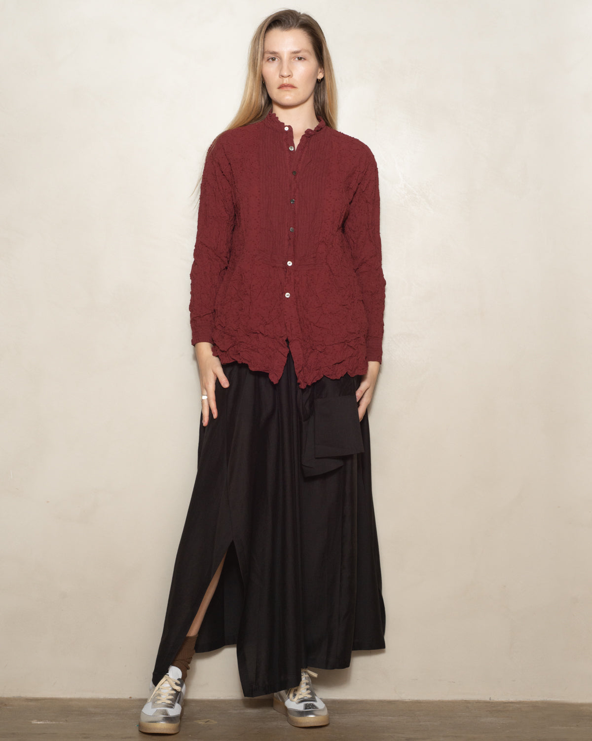 Red Botanical Dye Blouse