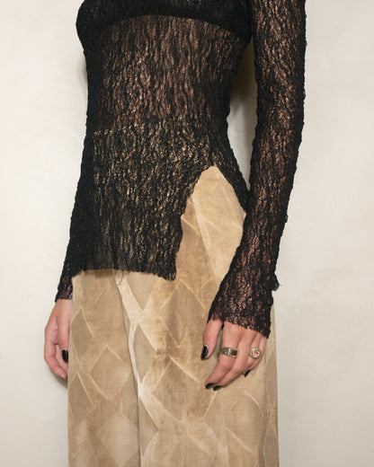 Black Lace Top
