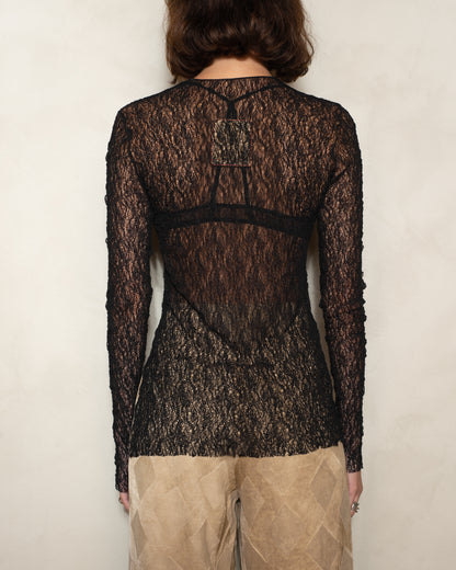 Black Lace Top