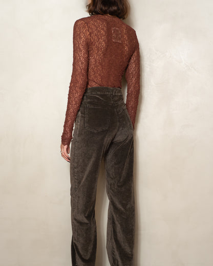 Brown Tree Pants