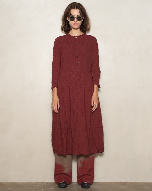 Red Botanical Dye Dress