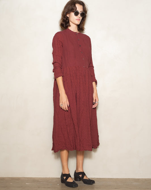 Red Botanical Dye Dress
