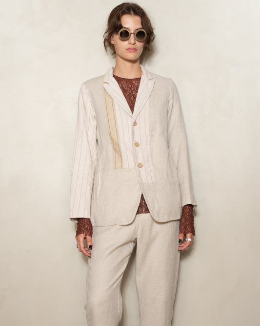 Ivory Patchwork Jacket