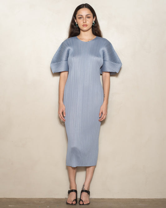 Cool Grey August Sleeve Dress