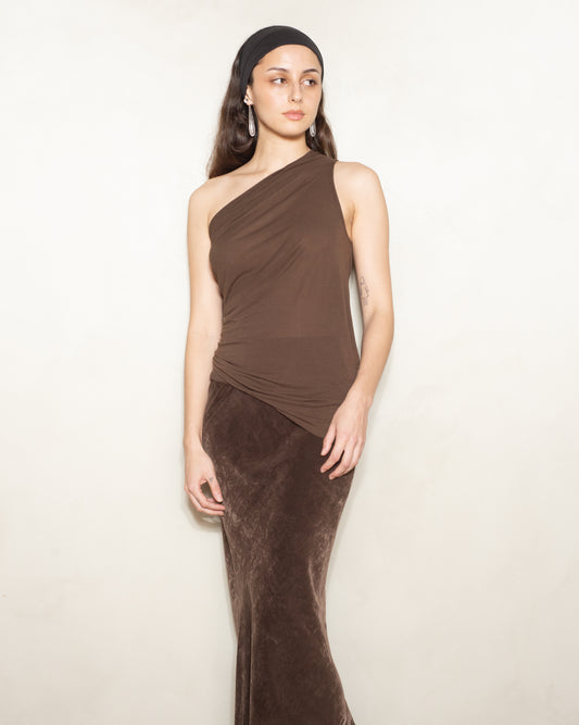 Brown Athena Top