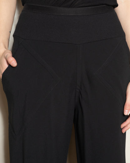 Black Bias Lounge Pants