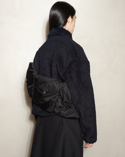 Black Padded Multi-Pocket Bag