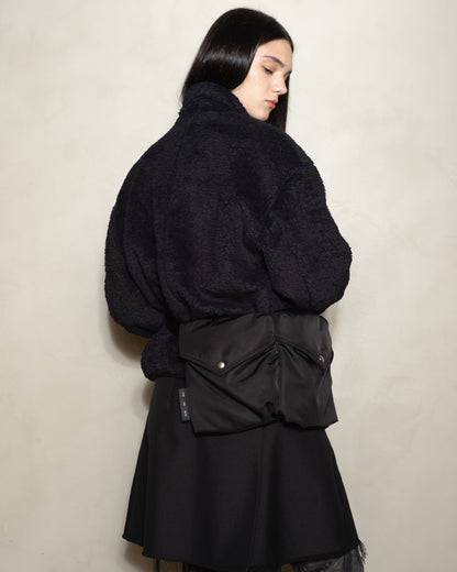 Black Padded Multi-Pocket Bag
