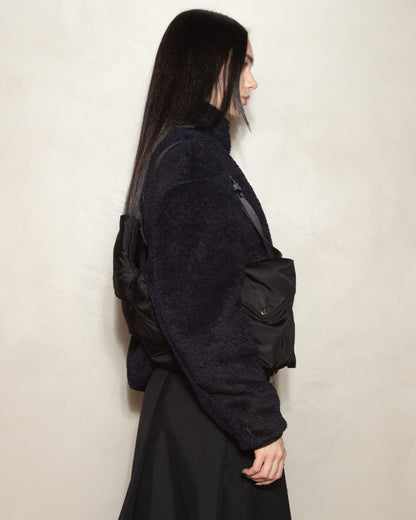 Black Padded Multi-Pocket Bag