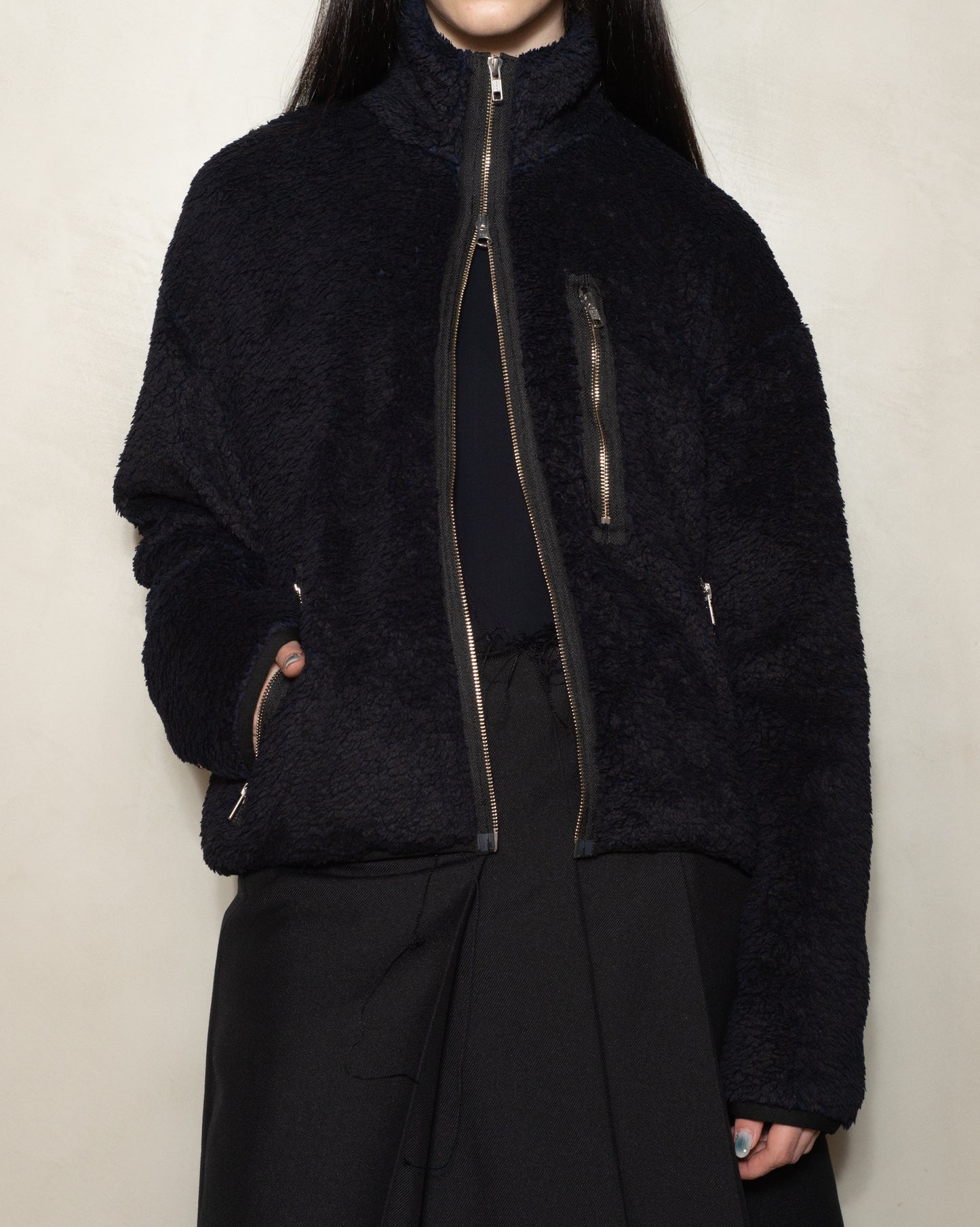 Midnight Painted Sherpa Jacket