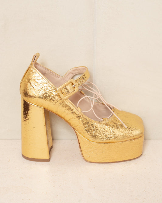 simone rocha gold heart toe heels