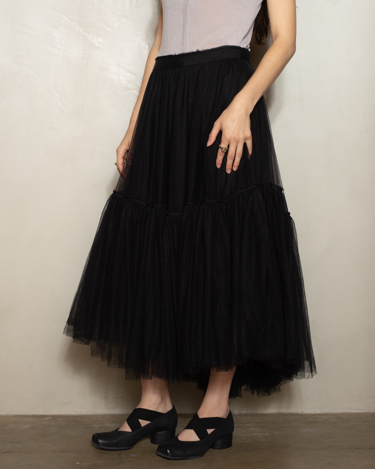 Noir Tulle Skirt