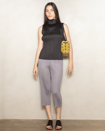 Black Signature High Neck Top