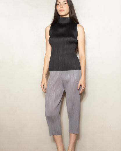 Black Signature High Neck Top