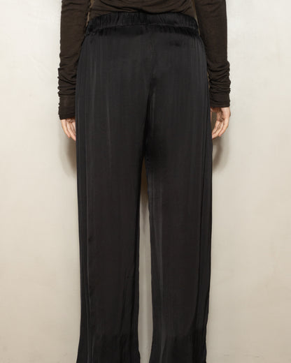 Black Meloni Satin Pants