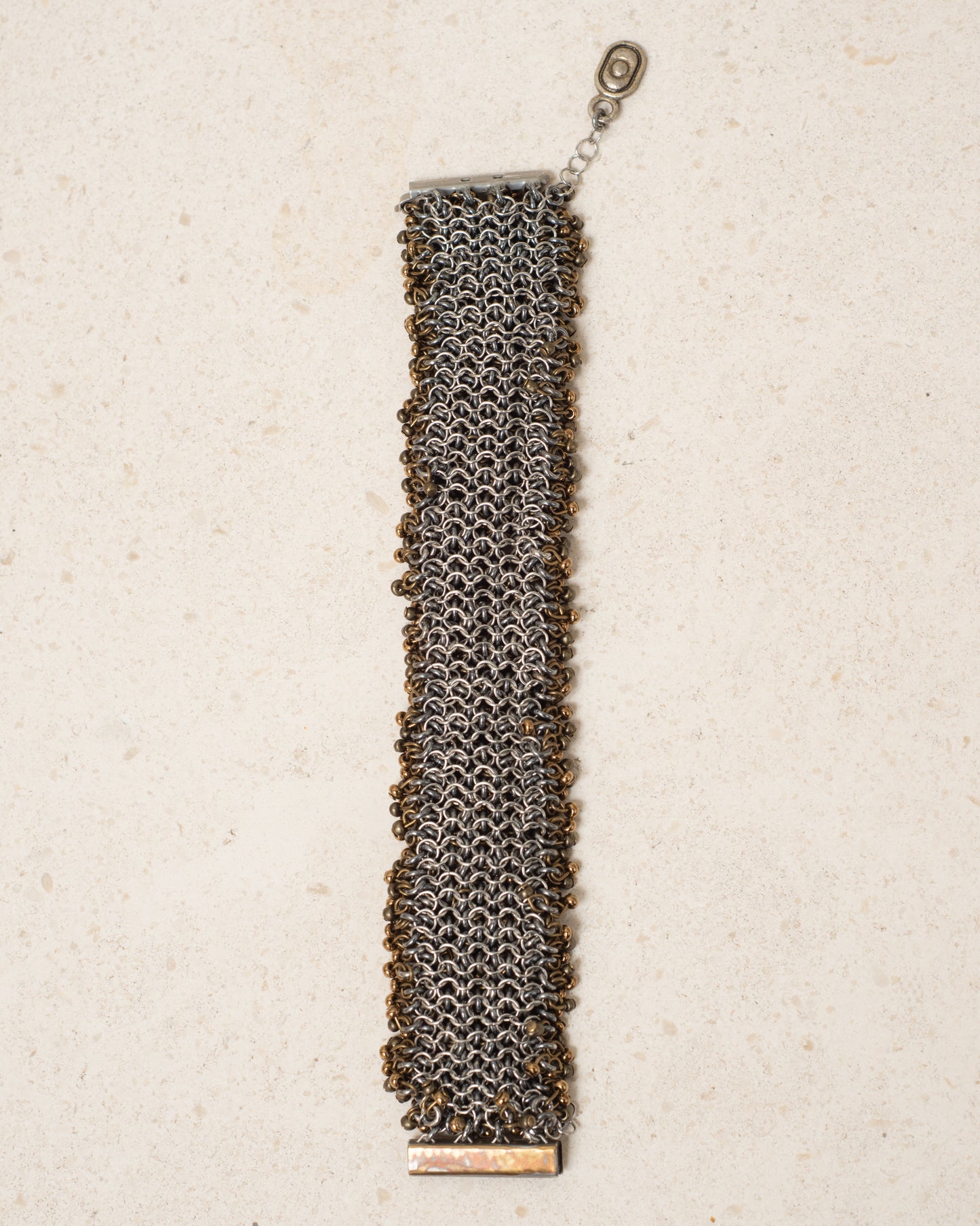 Brown Glass Bead Bracelet