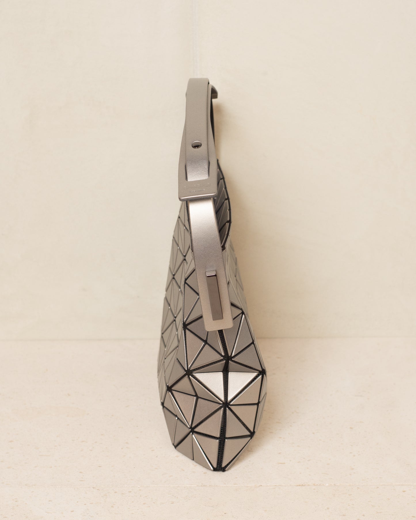 Silver Baguette Metallic Bag