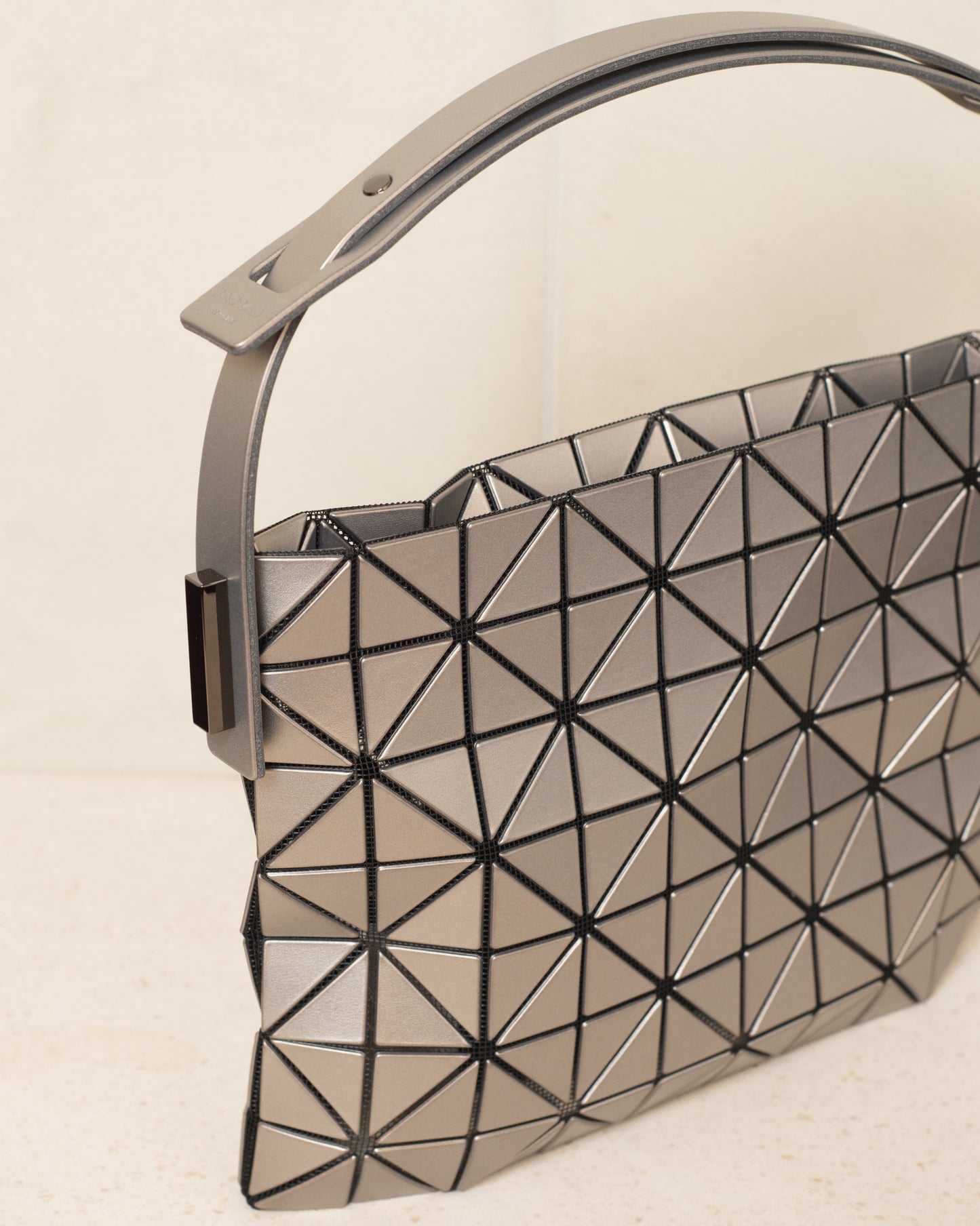 Silver Baguette Metallic Bag