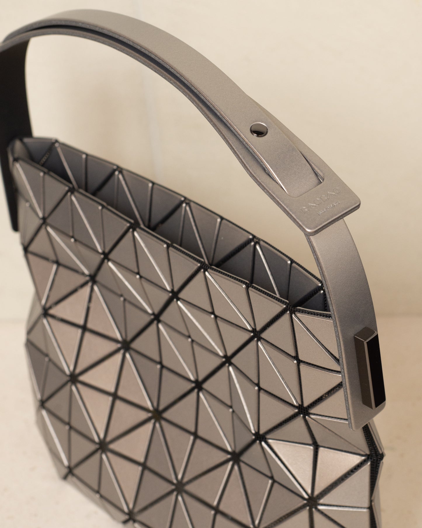 Silver Baguette Metallic Bag