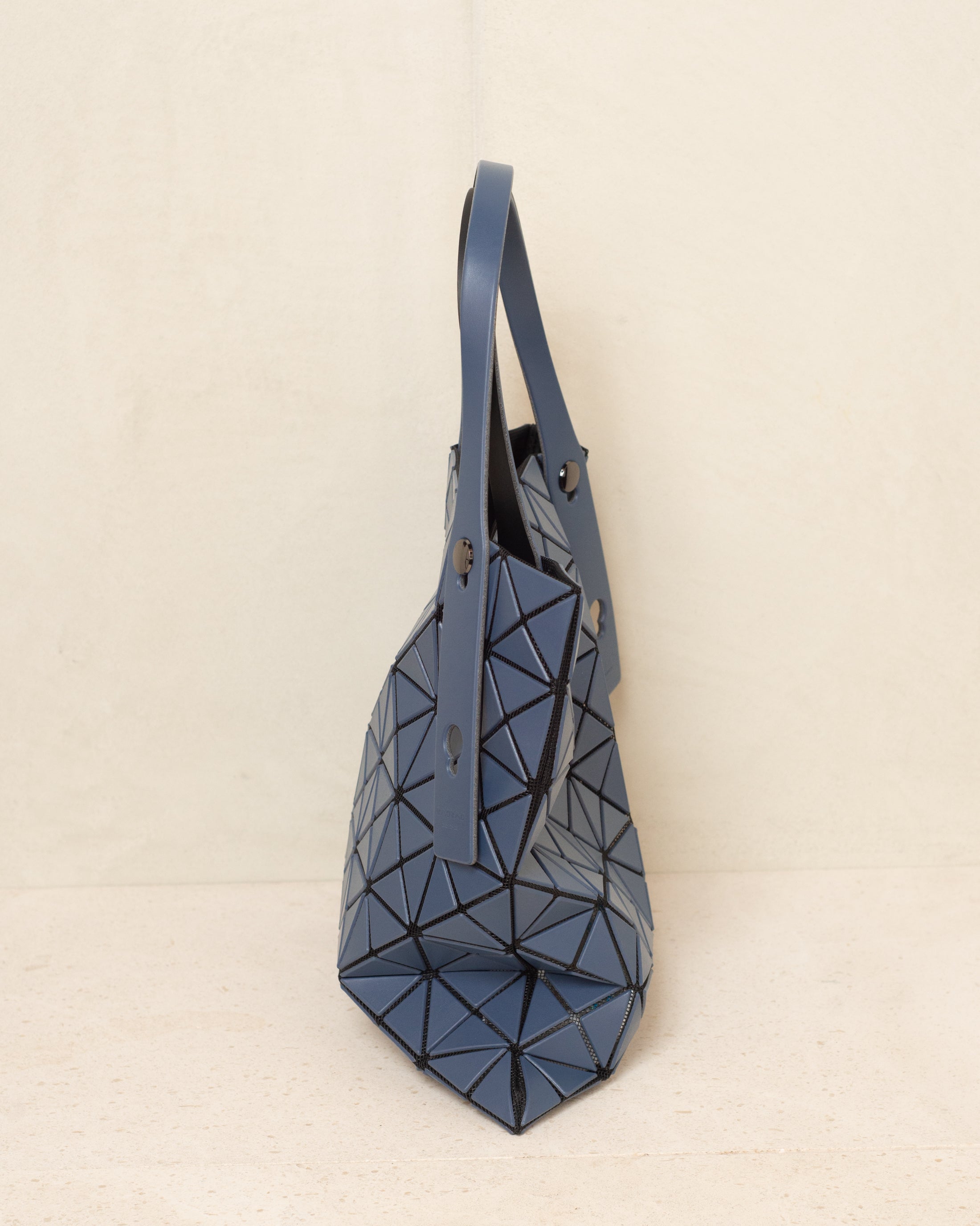Bao Bao Issey Miyake Dark Blue Prism Matte Tote Bag bb38ag517