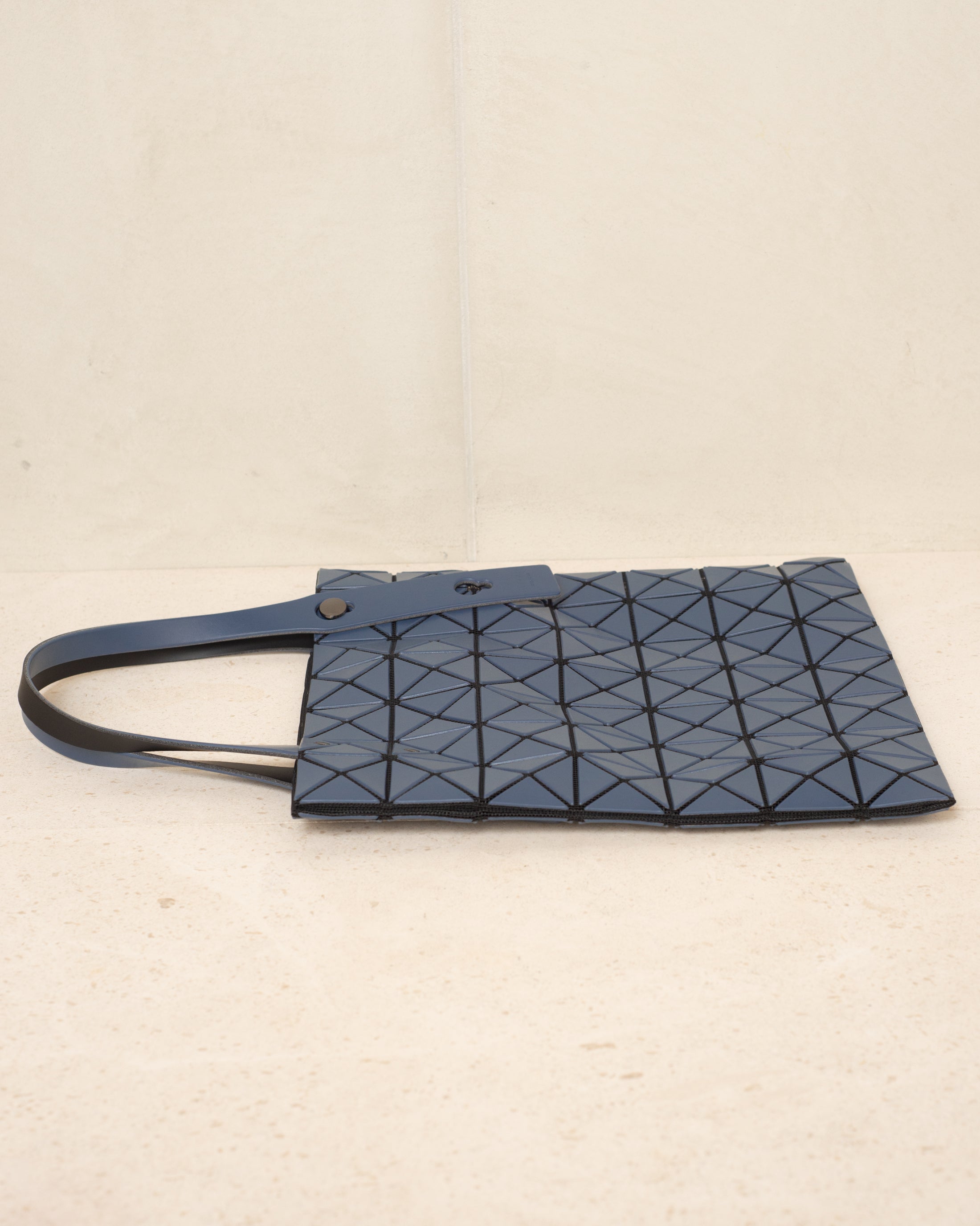 Bao Bao Issey Miyake Dark Blue Prism Matte Tote Bag bb38ag517