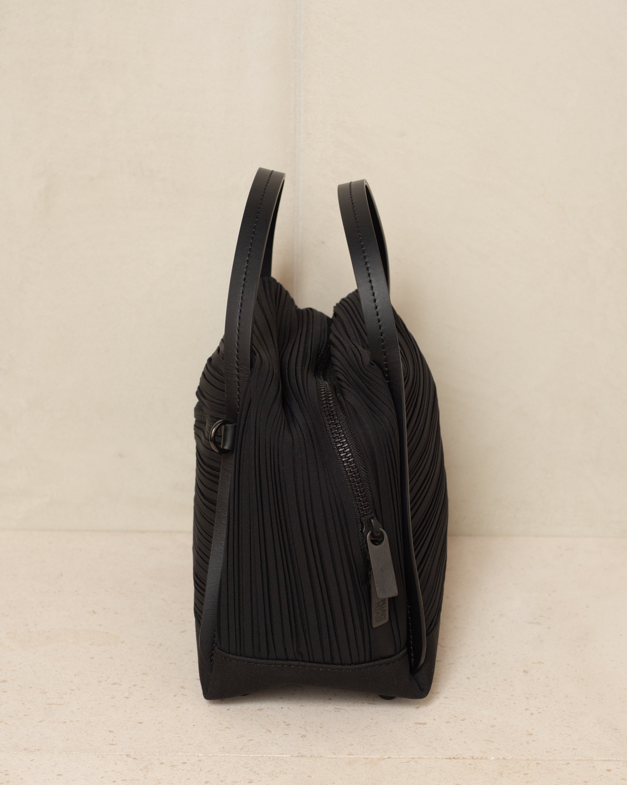 Black Classic Bias Pleats Bag – Dilettante Black Classic Bias Pleats Bag – Dilettante
