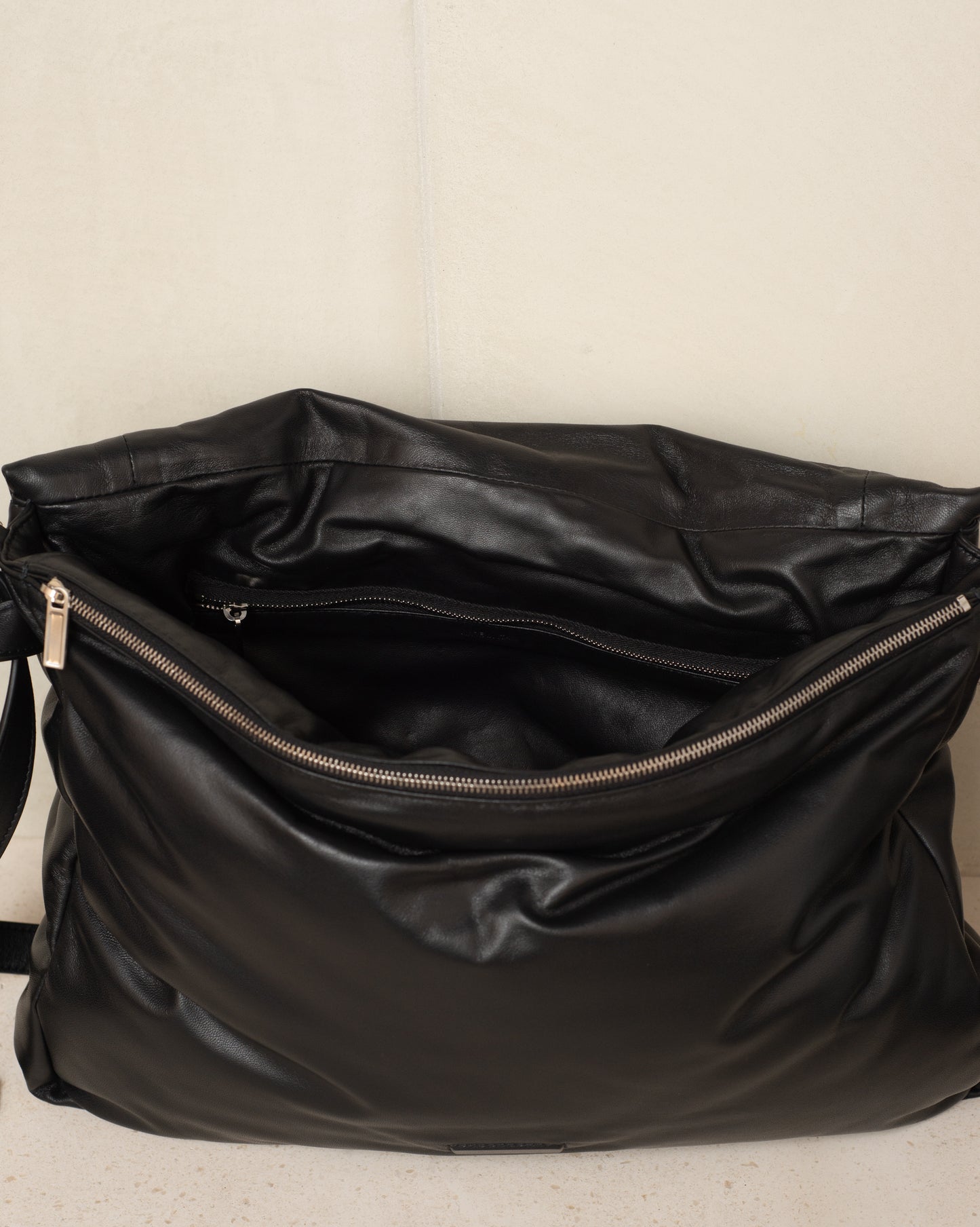 Black Work Pillow Griffin Bag