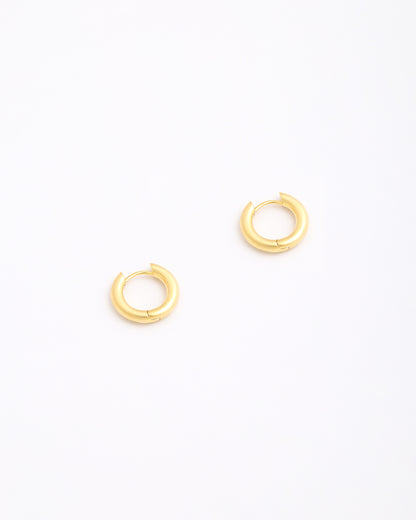 Gold Matte Ezra Earrings