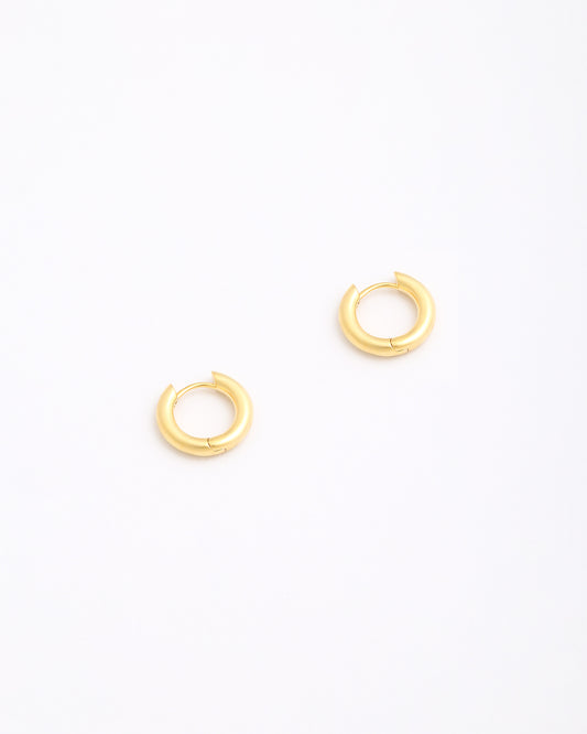 Gold Matte Ezra Earrings