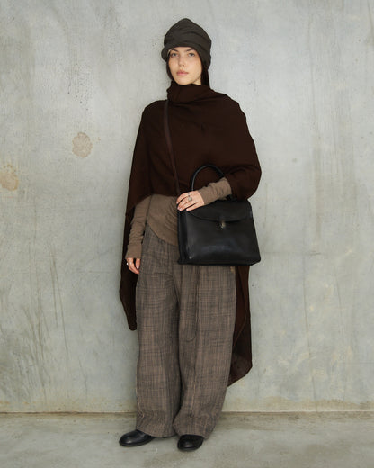 Black Medium Lock Bag