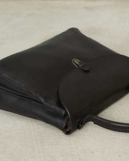 Black Medium Lock Bag