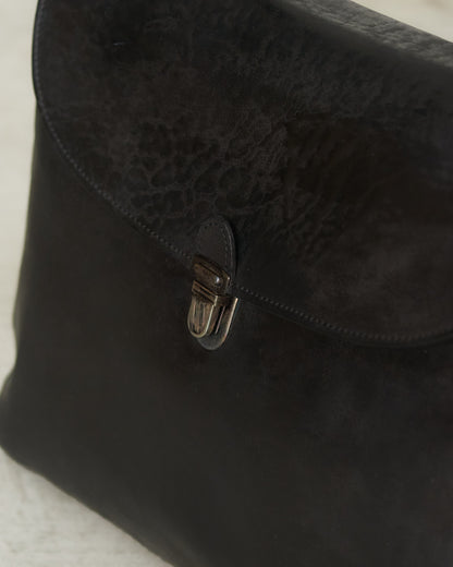 Black Medium Lock Bag