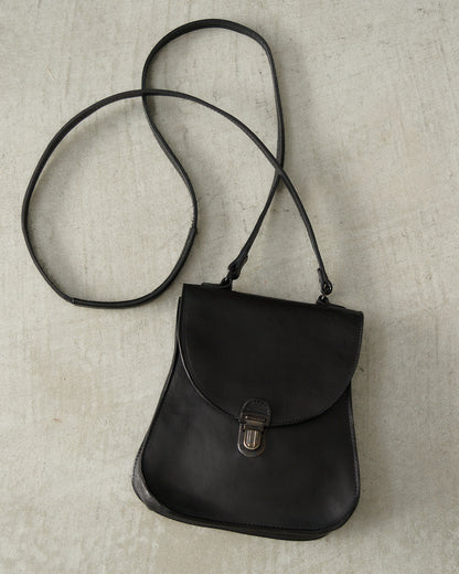 Black Mini Curved Bag