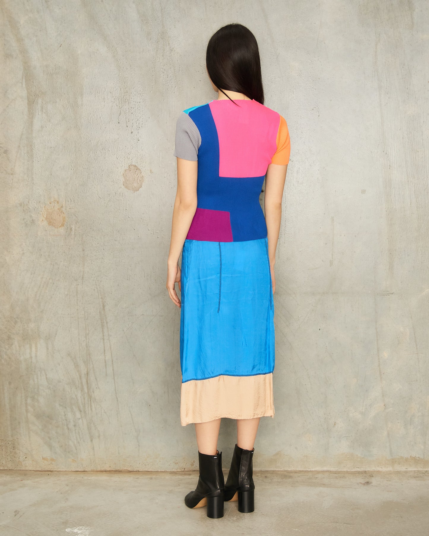 Junya Watanabe FW1999 Colour Block Knit Tee