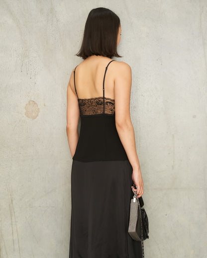 Black Talea Crepe Camisole